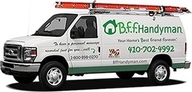 Illustration of a Bff Handyman work van