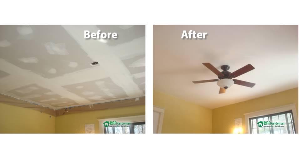 Ceiling Fan & Drywall Repair