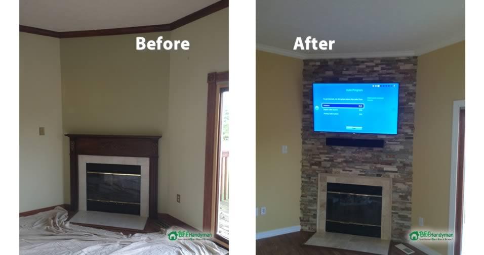 Tv and Tile Install